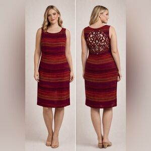 PLUS SIZE David Warren sleeveless dress